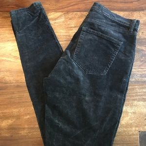 Black Corduroy GAP Jeans